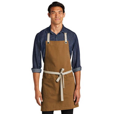 Port Authority-Port Authority® Canvas Full-Length Two-Pocket Apron A815-MedTech-2