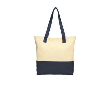 Port Authority-Port Authority® Colorblock Cotton Tote. BG414-MedTech-2