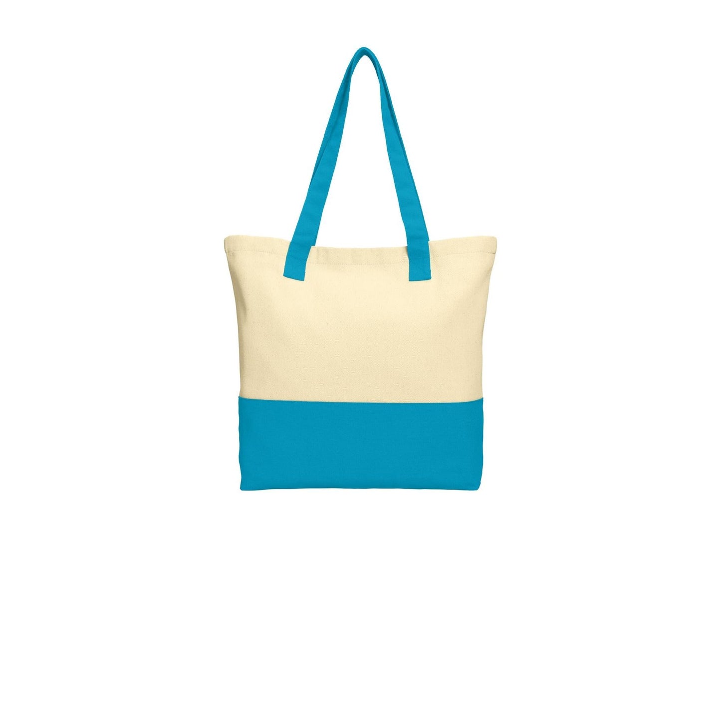 Port Authority-Port Authority® Colorblock Cotton Tote. BG414-MedTech-3