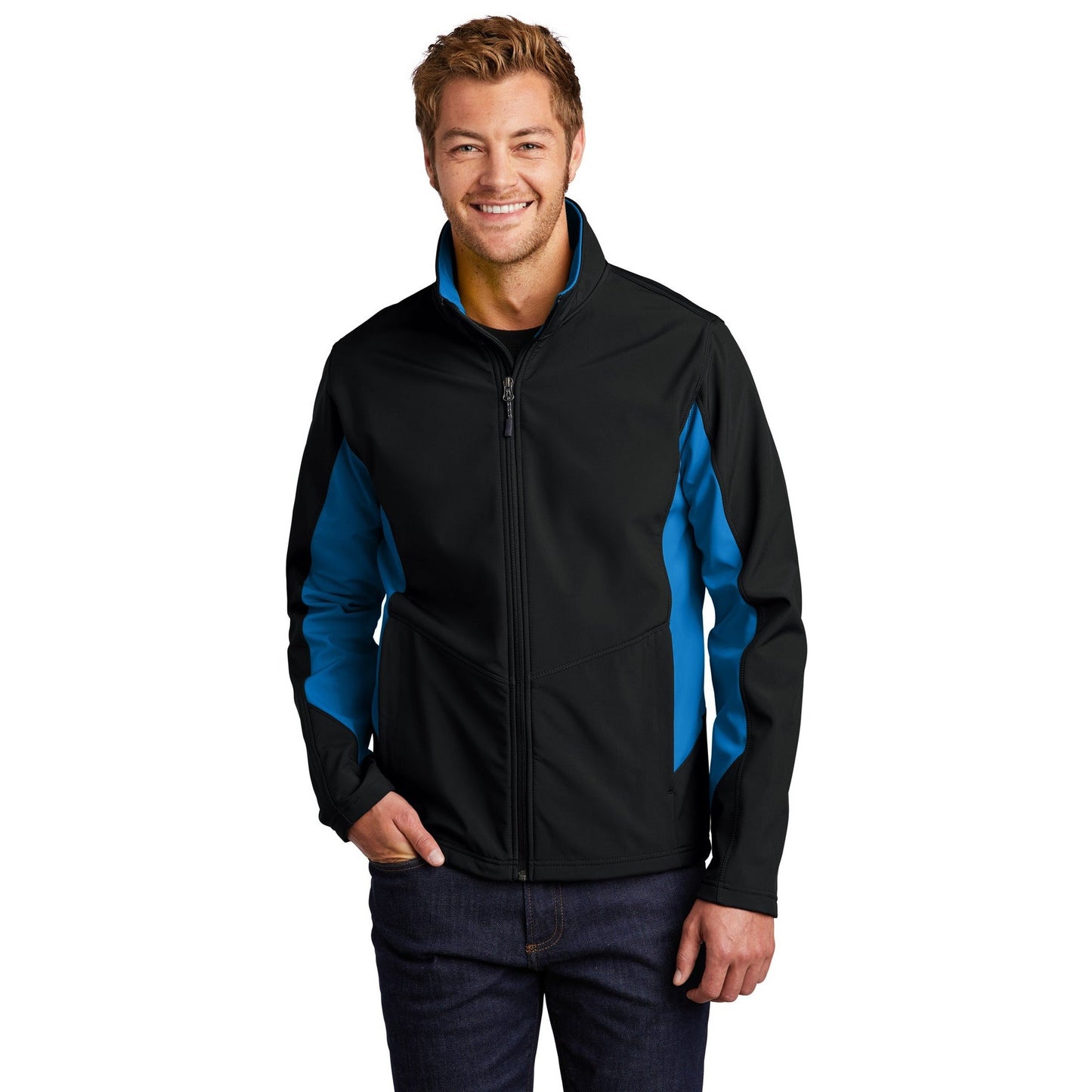 Port Authority-Port Authority® Core Colorblock Soft Shell Jacket. J318-MedTech-2