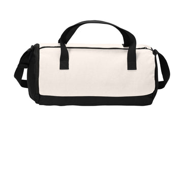 Port Authority-Port Authority ® Cotton Barrel Duffel BG814-MedTech-2