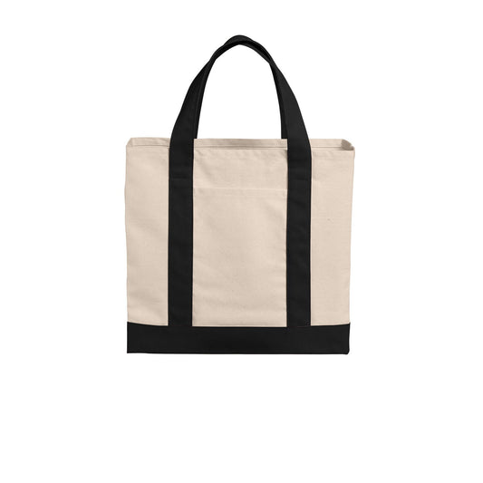 Port Authority-Port Authority® Cotton Canvas Two-Tone Tote BG429-MedTech-1