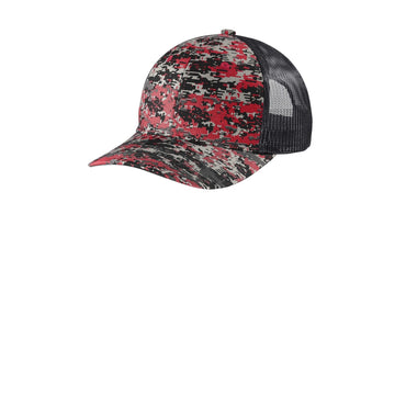 Port Authority-Port Authority ® Digi Camo Snapback Trucker Cap C114-MedTech-2