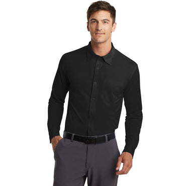 Port Authority-Port Authority® Dimension Knit Dress Shirt. K570-MedTech-2