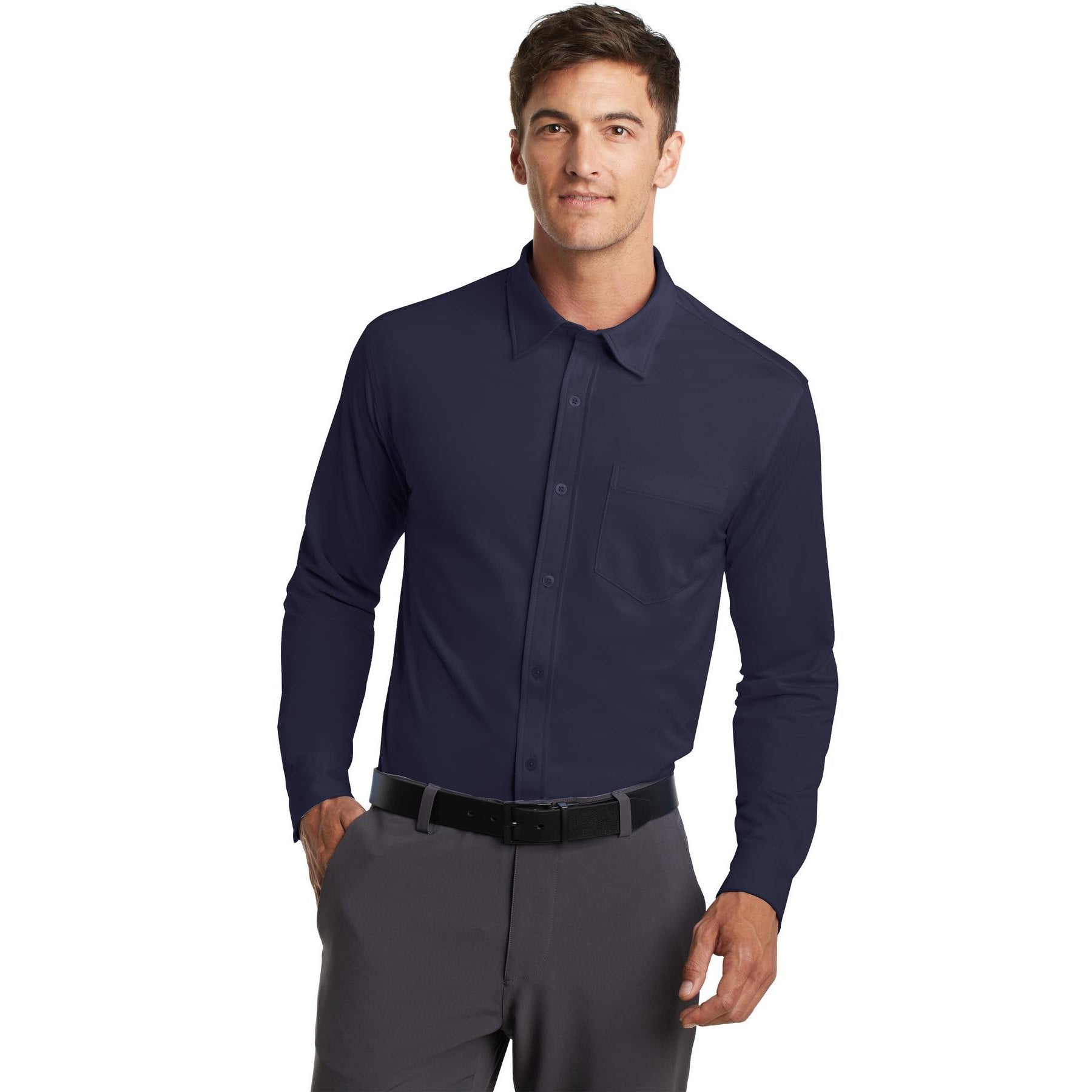 Port Authority-Port Authority® Dimension Knit Dress Shirt. K570-MedTech-3
