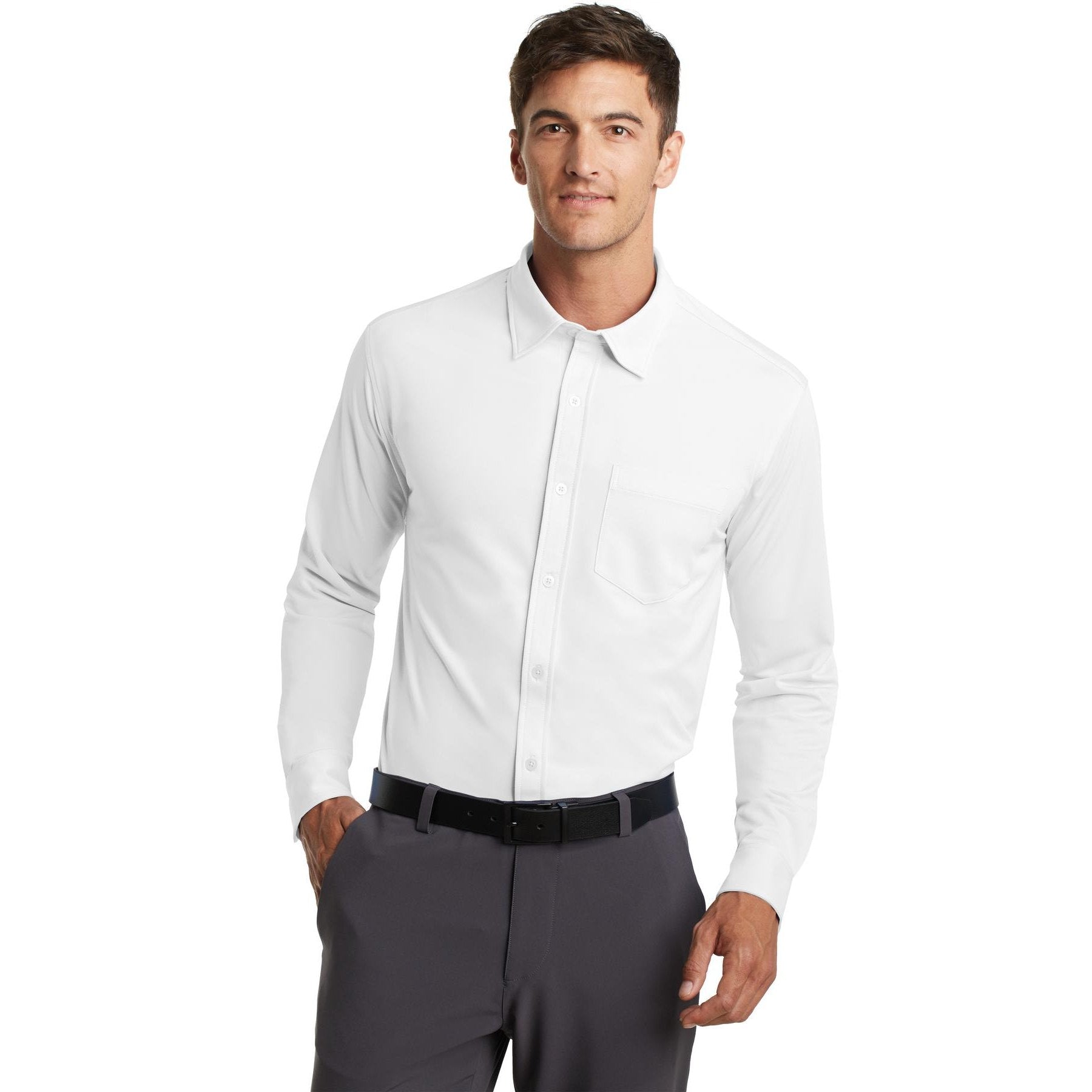 Port Authority-Port Authority® Dimension Knit Dress Shirt. K570-MedTech-4