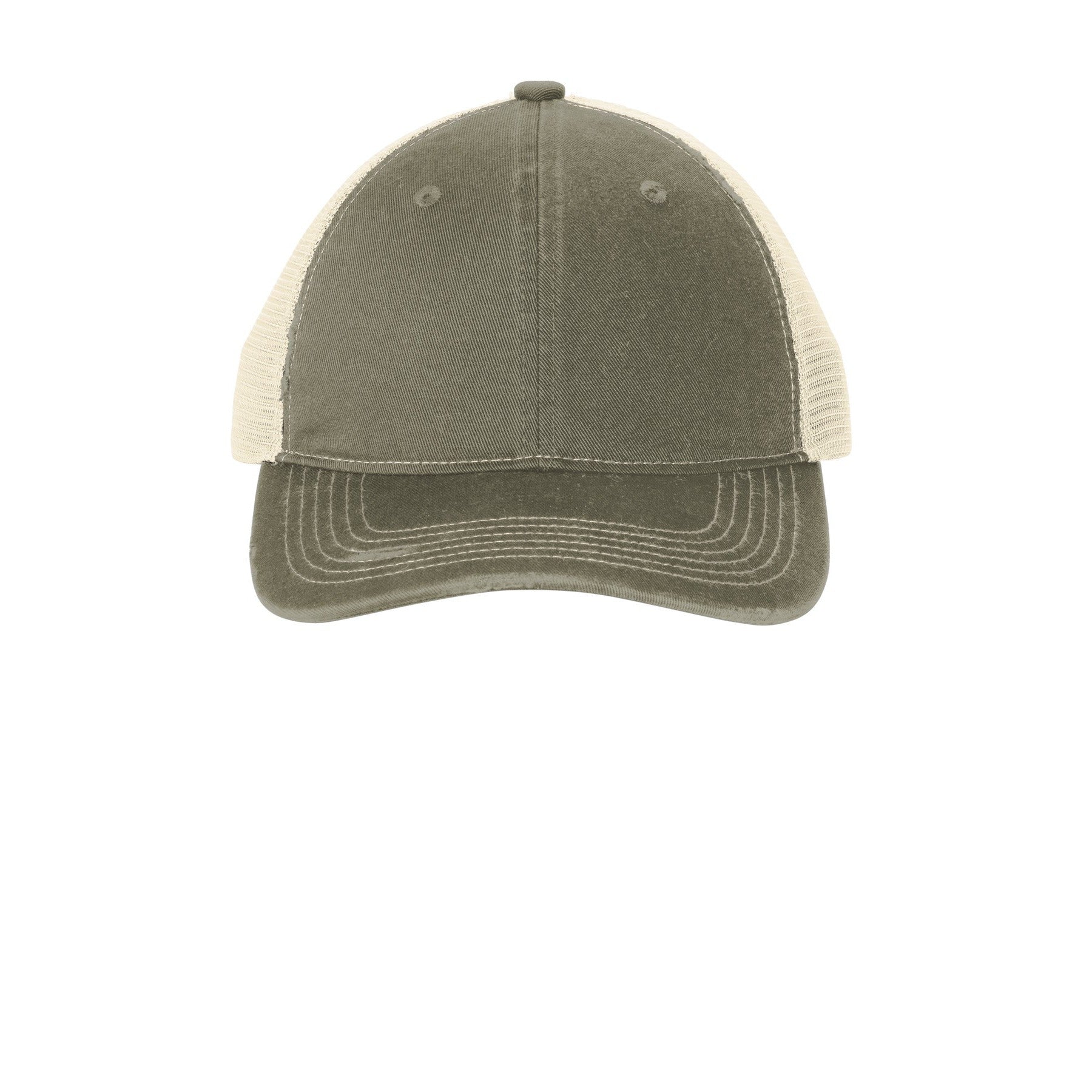Port Authority-Port Authority® Distressed Mesh Back Cap C600-MedTech-5