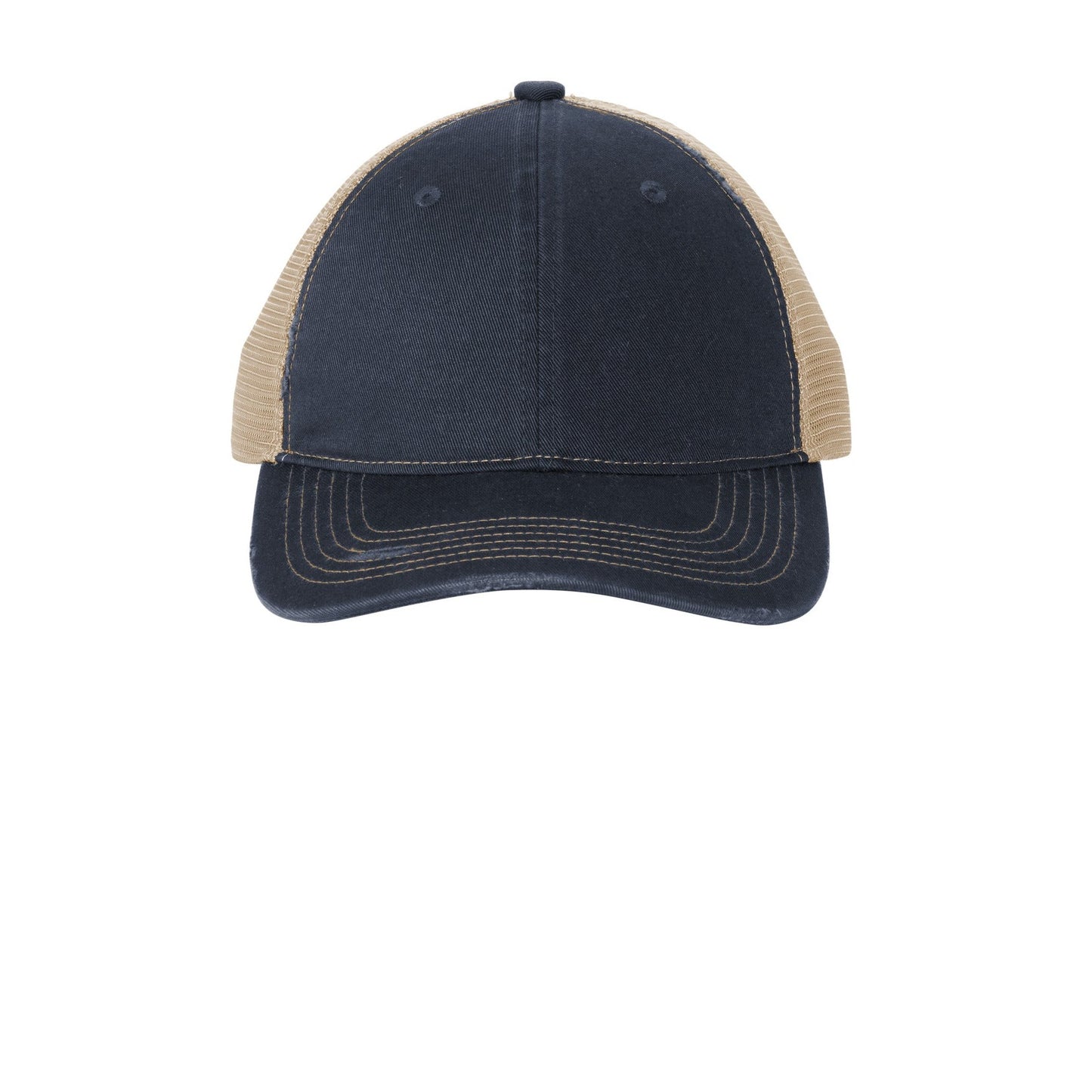 Port Authority-Port Authority® Distressed Mesh Back Cap C600-MedTech-7