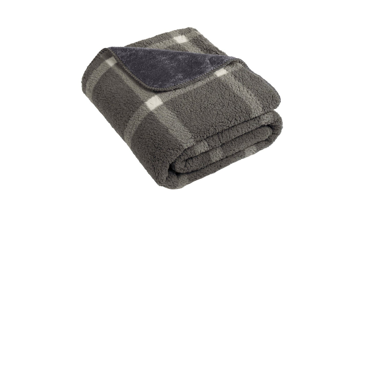 Port Authority-Port Authority® Double-Sided Sherpa/Plush Blanket BP48-MedTech-3