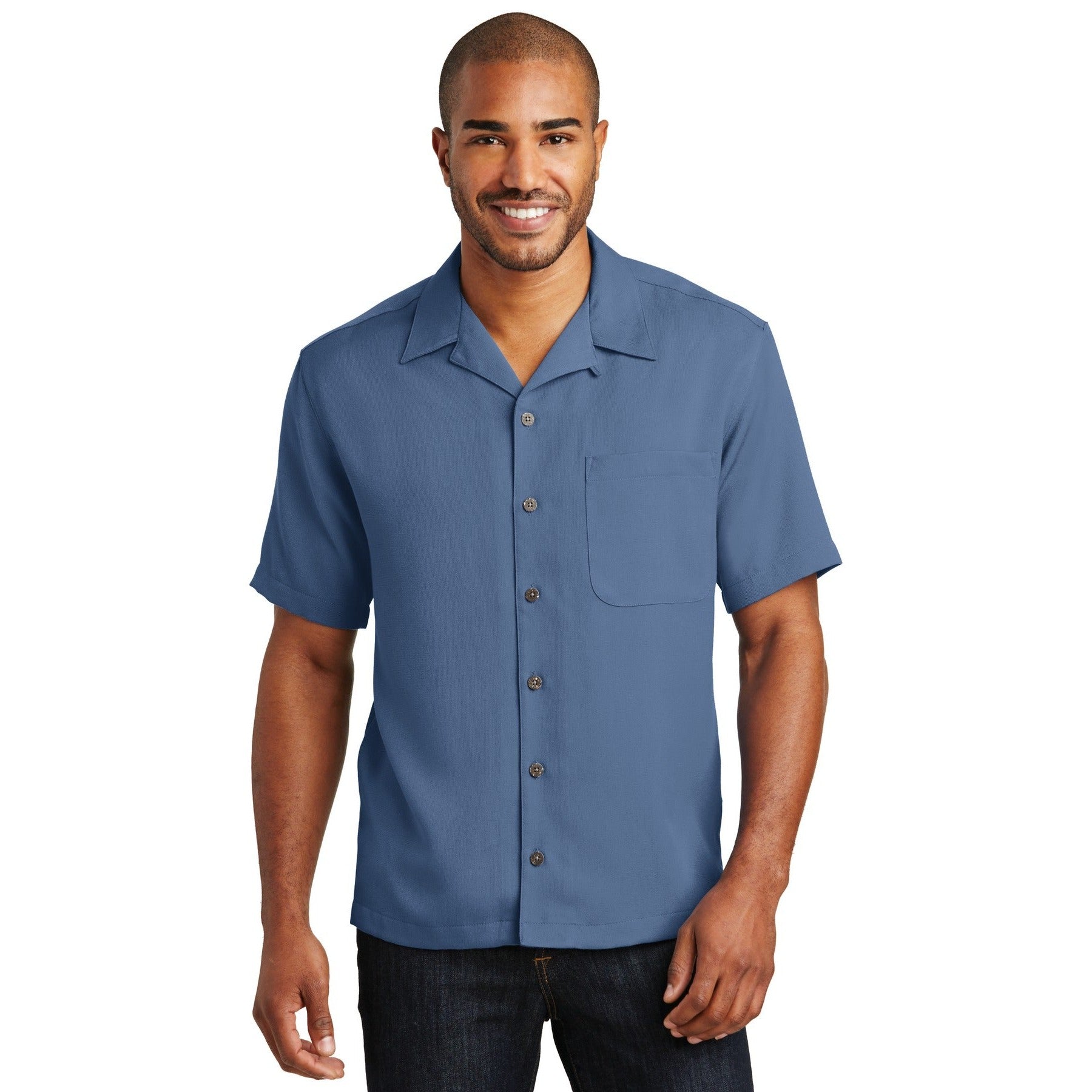 Port Authority-Port Authority® Easy Care Camp Shirt. S535-MedTech-2