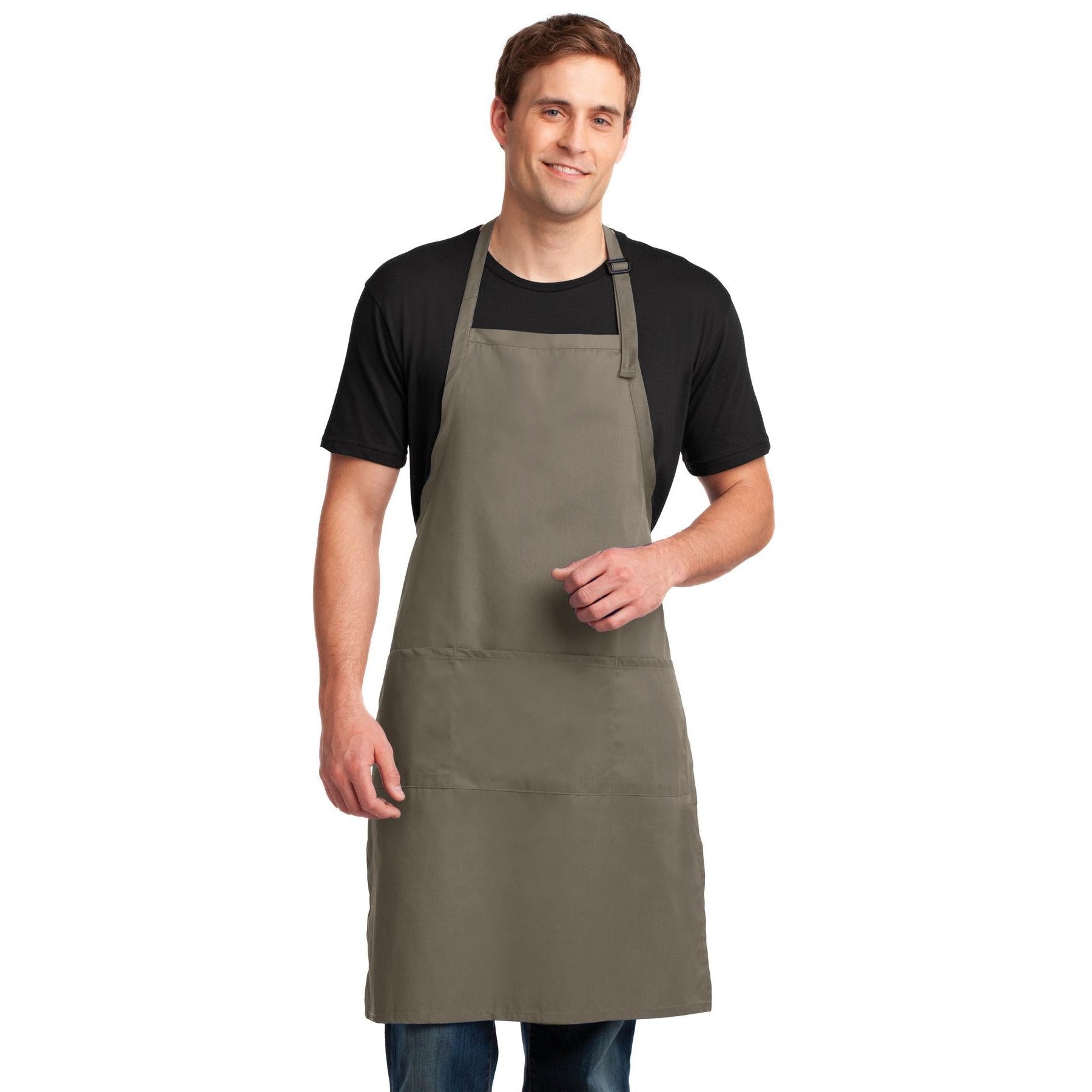 Port Authority-Port Authority® Easy Care Extra Long Bib Apron with Stain Release. A700-MedTech-2