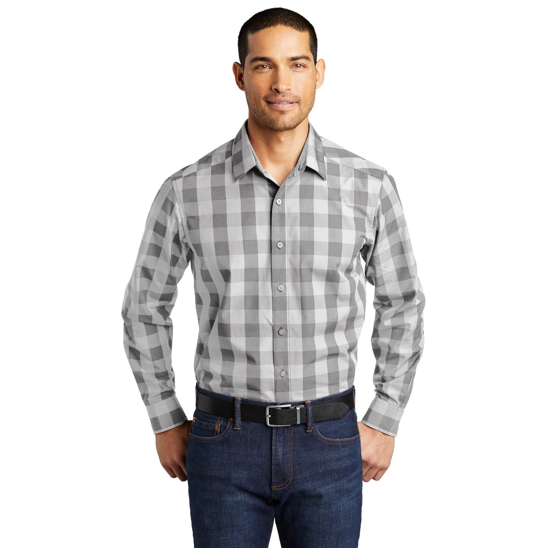 Port Authority-Port Authority ® Everyday Plaid Shirt. W670-MedTech-2