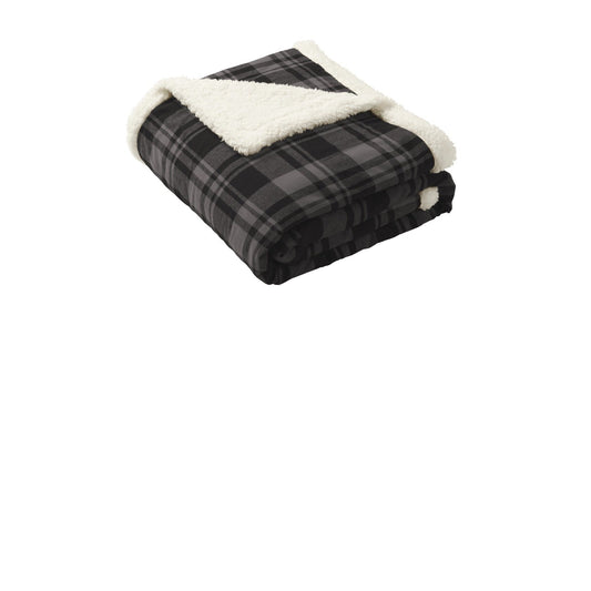 Port Authority-Port Authority ® Flannel Sherpa Blanket. BP43-MedTech-1