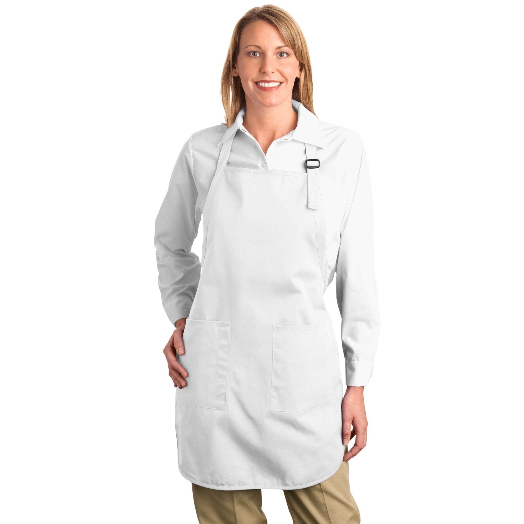 Port Authority-Port Authority® Full-Length Apron with Pockets. A500-MedTech-9