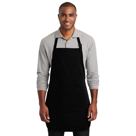 Port Authority-Port Authority ® Full-Length Two-Pocket Bib Apron. A600-MedTech-1