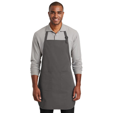 Port Authority-Port Authority ® Full-Length Two-Pocket Bib Apron. A600-MedTech-2