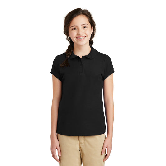 Port Authority-Port Authority® Girls Silk Touch™ Peter Pan Collar Polo. YG503-MedTech-1