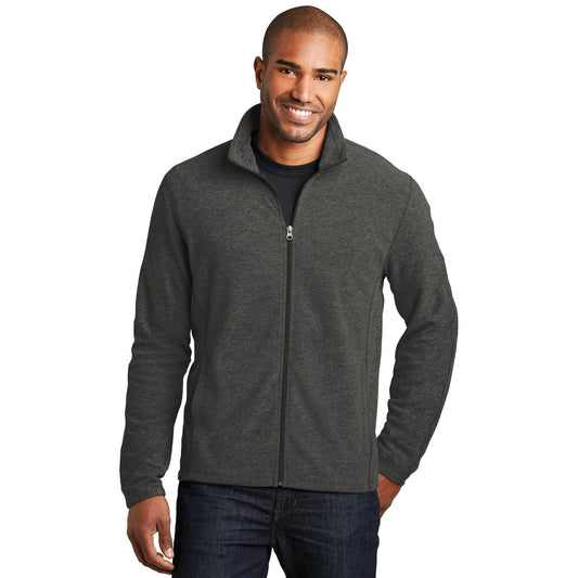 Port Authority-Port Authority® Heather Microfleece Full-Zip Jacket. F235-MedTech-1