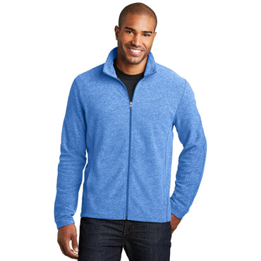 Port Authority-Port Authority® Heather Microfleece Full-Zip Jacket. F235-MedTech-2