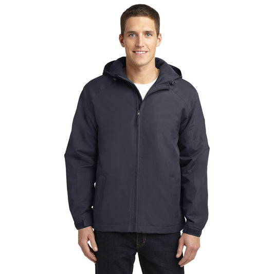 Port Authority-Port Authority® Hooded Charger Jacket. J327-MedTech-1