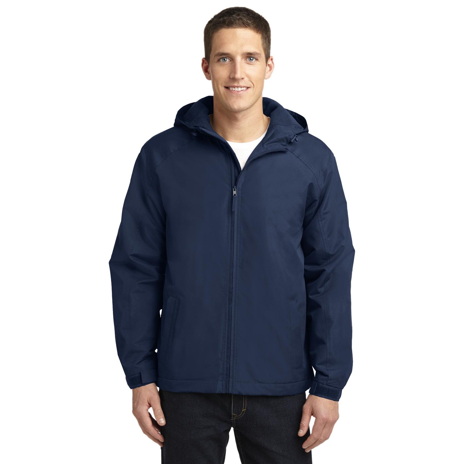 Port Authority-Port Authority® Hooded Charger Jacket. J327-MedTech-3