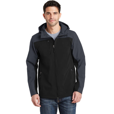 Port Authority-Port Authority® Hooded Core Soft Shell Jacket. J335-MedTech-2
