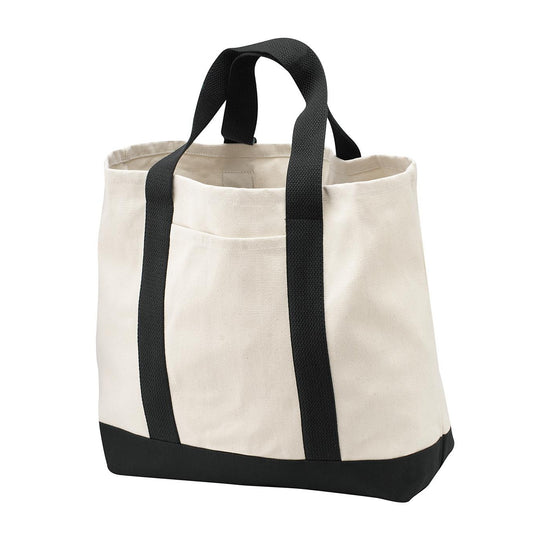 Port Authority-Port Authority® - Ideal Twill Two-Tone Shopping Tote. B400-MedTech-1