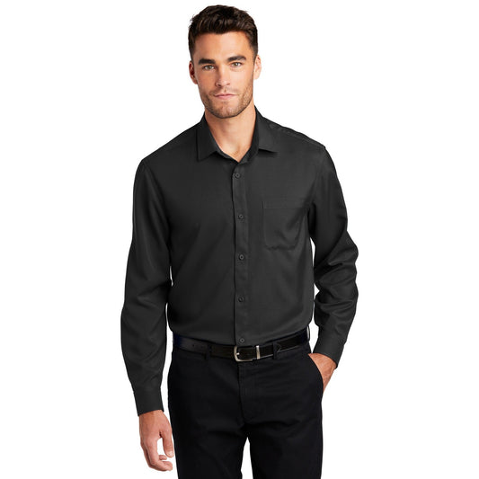Port Authority-Port Authority ® Long Sleeve Performance Staff Shirt W401-MedTech-1