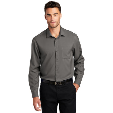 Port Authority-Port Authority ® Long Sleeve Performance Staff Shirt W401-MedTech-2