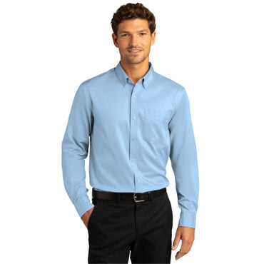 Port Authority-Port Authority® Long Sleeve SuperPro React™ Twill Shirt. W808-MedTech-2