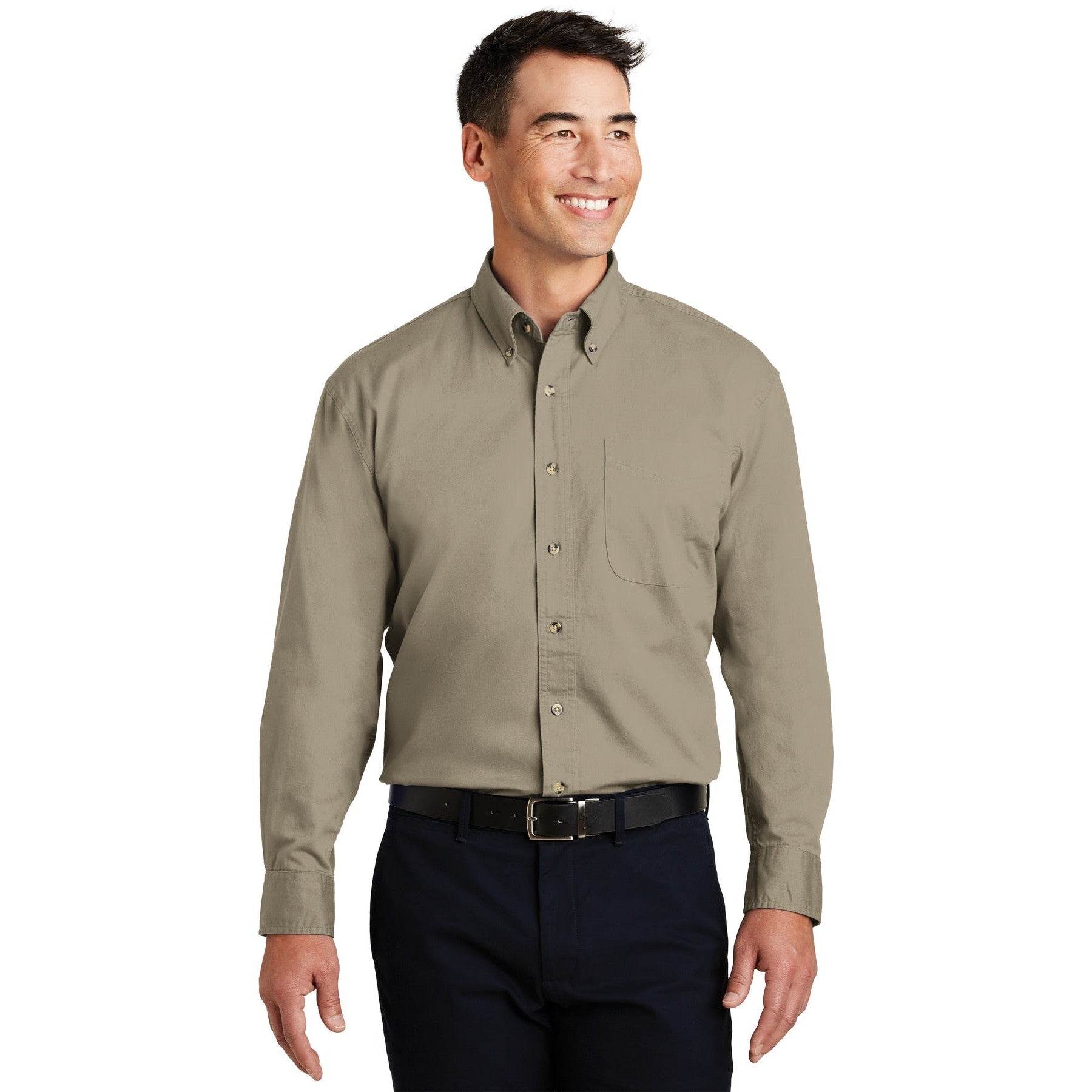 Port Authority-Port Authority® Long Sleeve Twill Shirt. S600T-MedTech-3