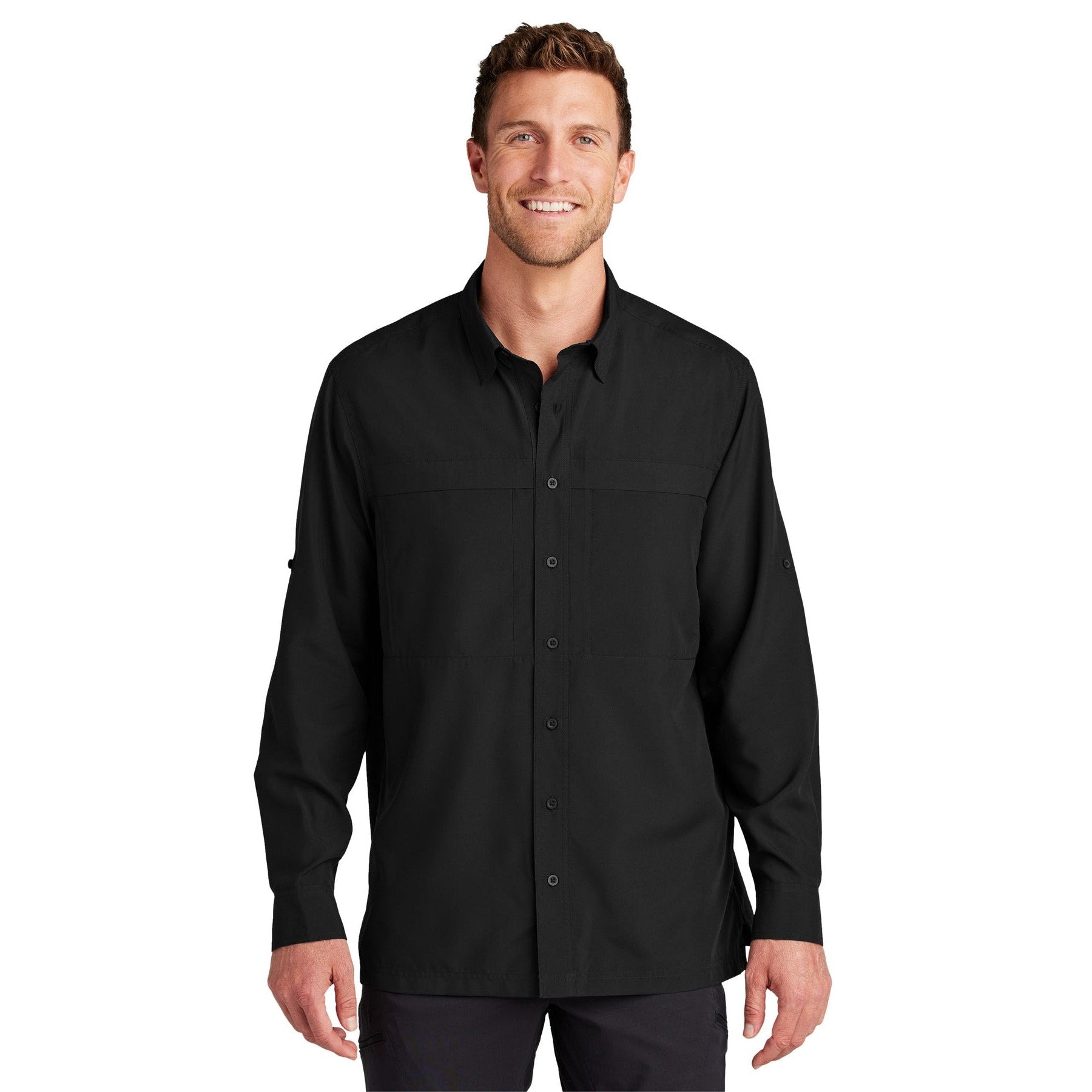 Port Authority-Port Authority® Long Sleeve UV Daybreak Shirt W960-MedTech-2