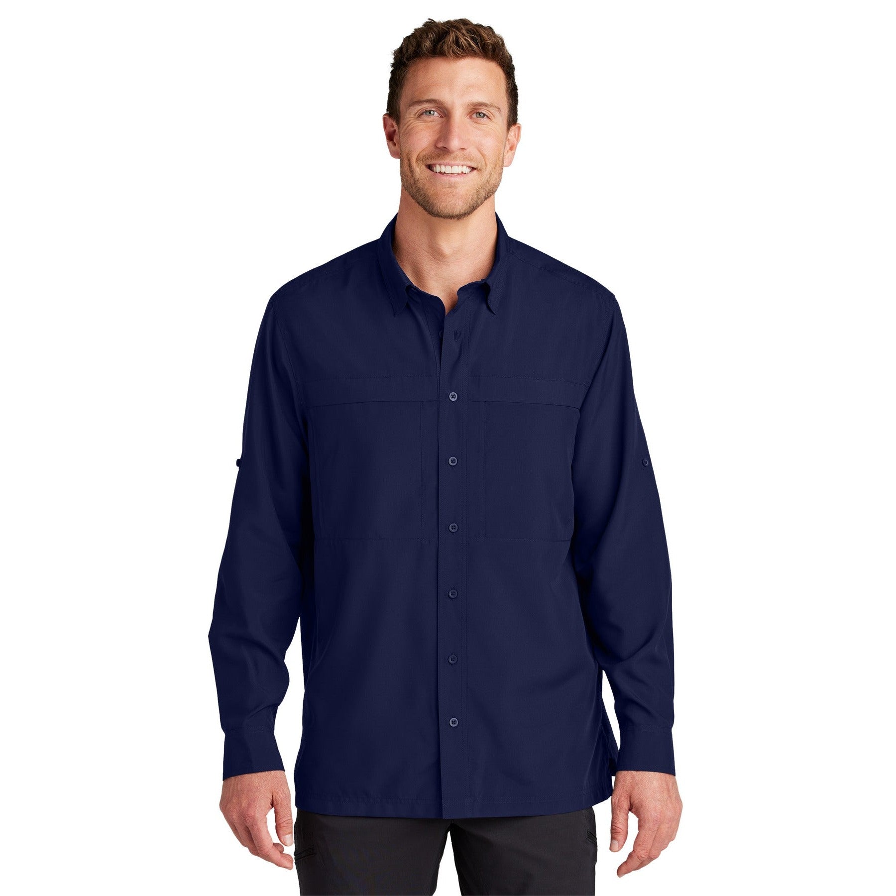 Port Authority-Port Authority® Long Sleeve UV Daybreak Shirt W960-MedTech-6