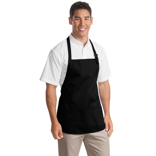 Port Authority-Port Authority® Medium-Length Apron with Pouch Pockets. A510-MedTech-1