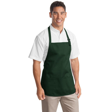 Port Authority-Port Authority® Medium-Length Apron with Pouch Pockets. A510-MedTech-2