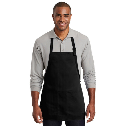Port Authority-Port Authority ® Medium-Length Two-Pocket Bib Apron. A601-MedTech-1