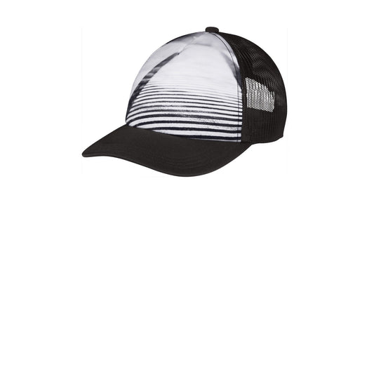 Port Authority-Port Authority ® Photo Real Snapback Trucker Cap C950-MedTech-1