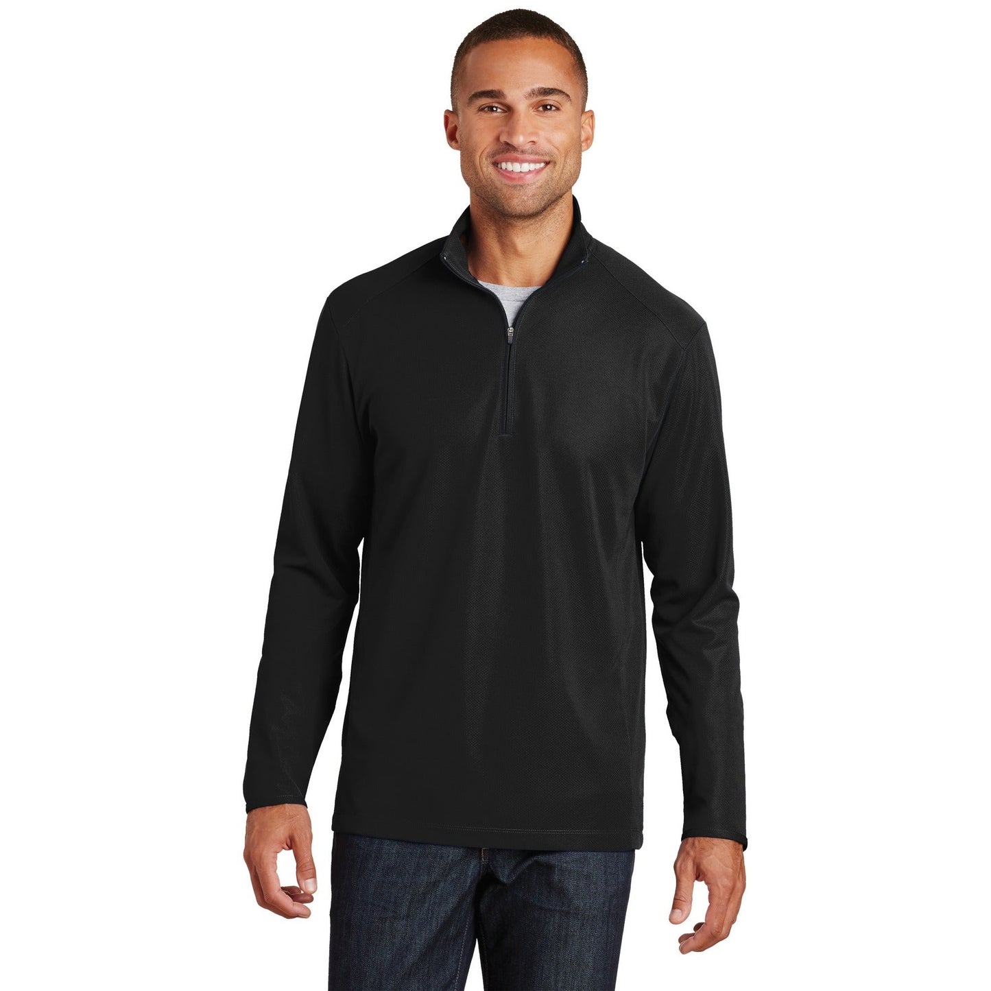 Port Authority-Port Authority® Pinpoint Mesh 1/2-Zip. K806-MedTech-2