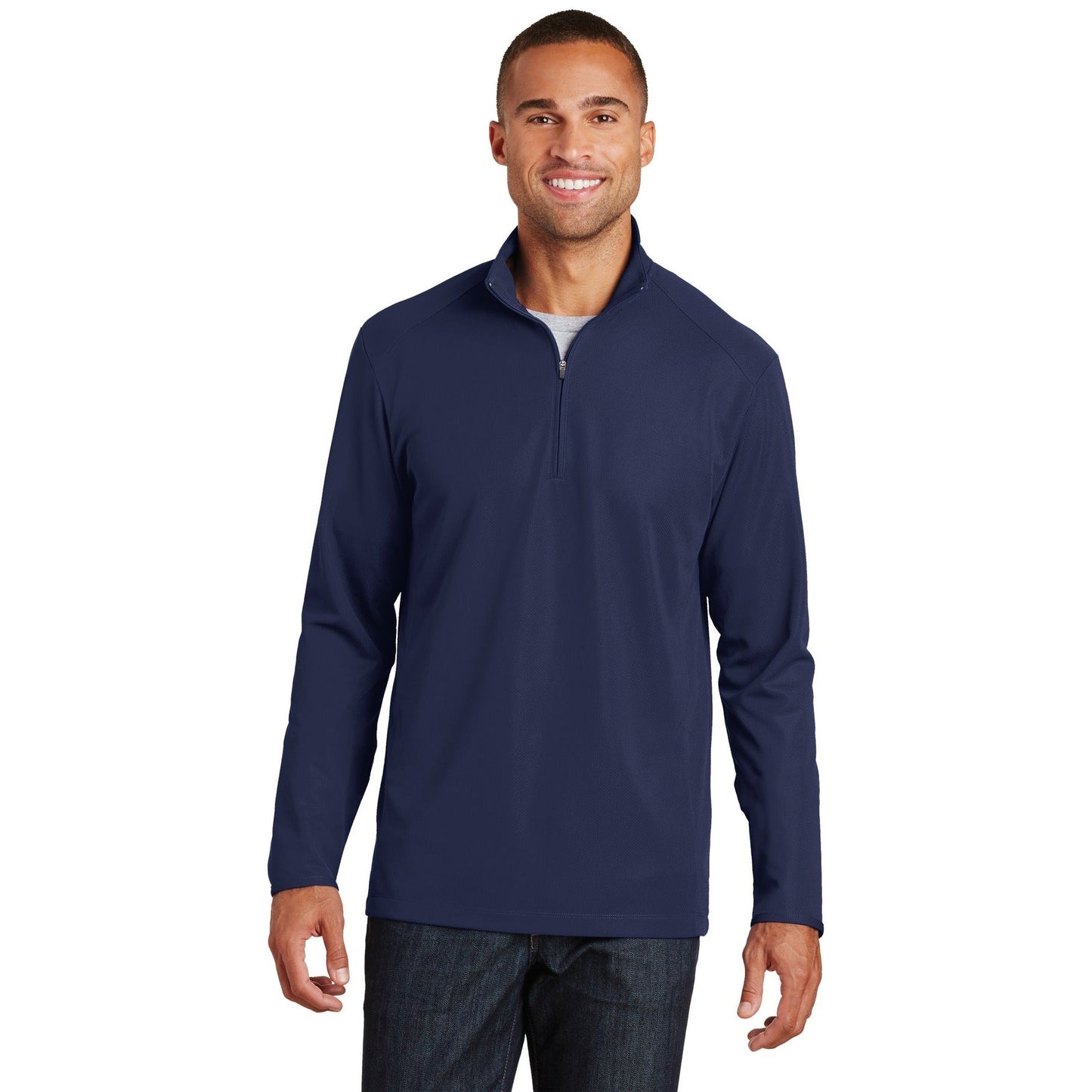 Port Authority-Port Authority® Pinpoint Mesh 1/2-Zip. K806-MedTech-3