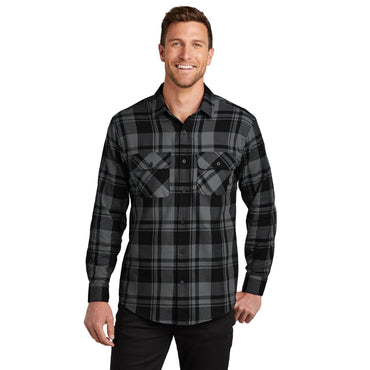 Port Authority-Port Authority® Plaid Flannel Shirt. W668-MedTech-2
