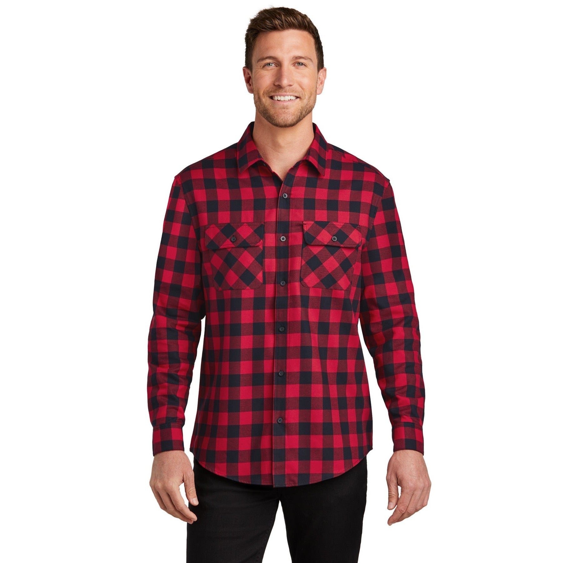 Port Authority-Port Authority® Plaid Flannel Shirt. W668-MedTech-6