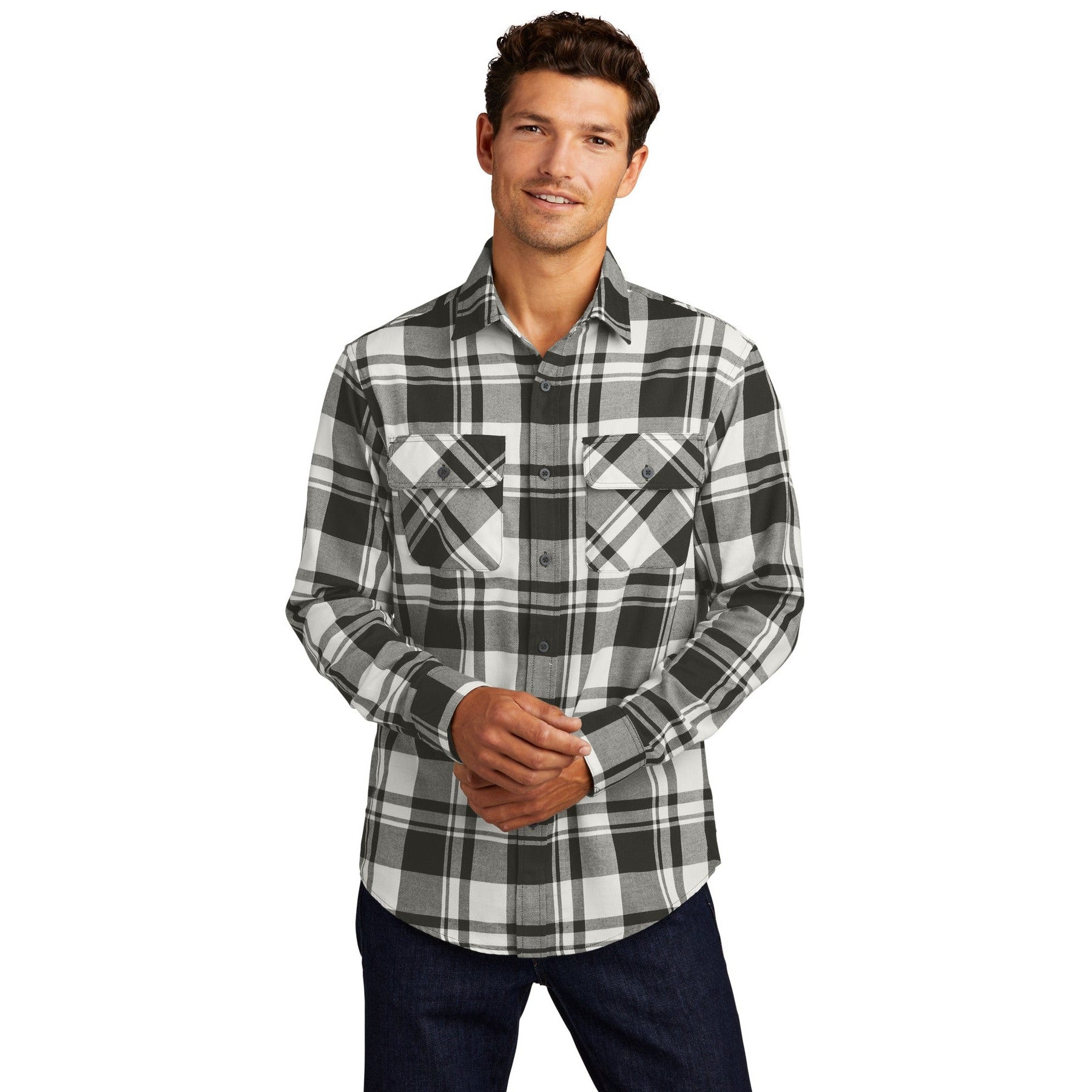Port Authority-Port Authority® Plaid Flannel Shirt. W668-MedTech-9