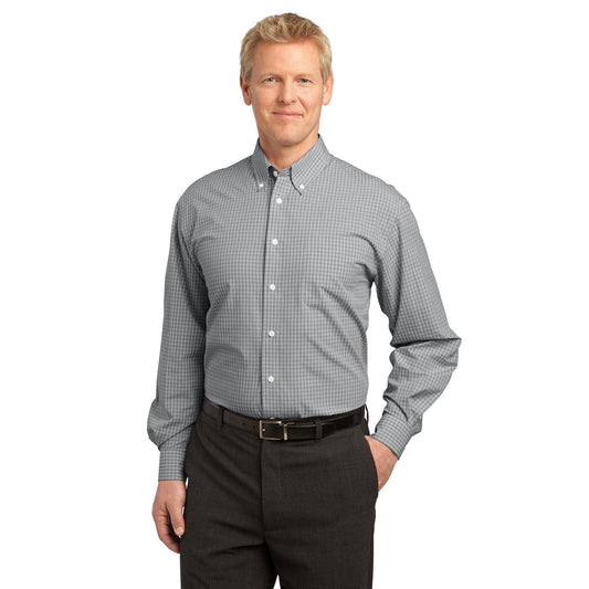 Port Authority-Port Authority® Plaid Pattern Easy Care Shirt. S639-MedTech-1