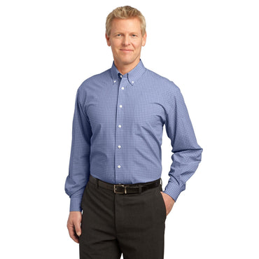 Port Authority-Port Authority® Plaid Pattern Easy Care Shirt. S639-MedTech-2