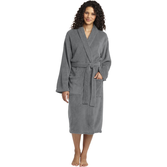 Port Authority-Port Authority® Plush Microfleece Shawl Collar Robe. R102-MedTech-1