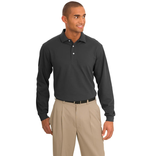Port Authority-Port Authority® Rapid Dry™ Long Sleeve Polo. K455LS-MedTech-1