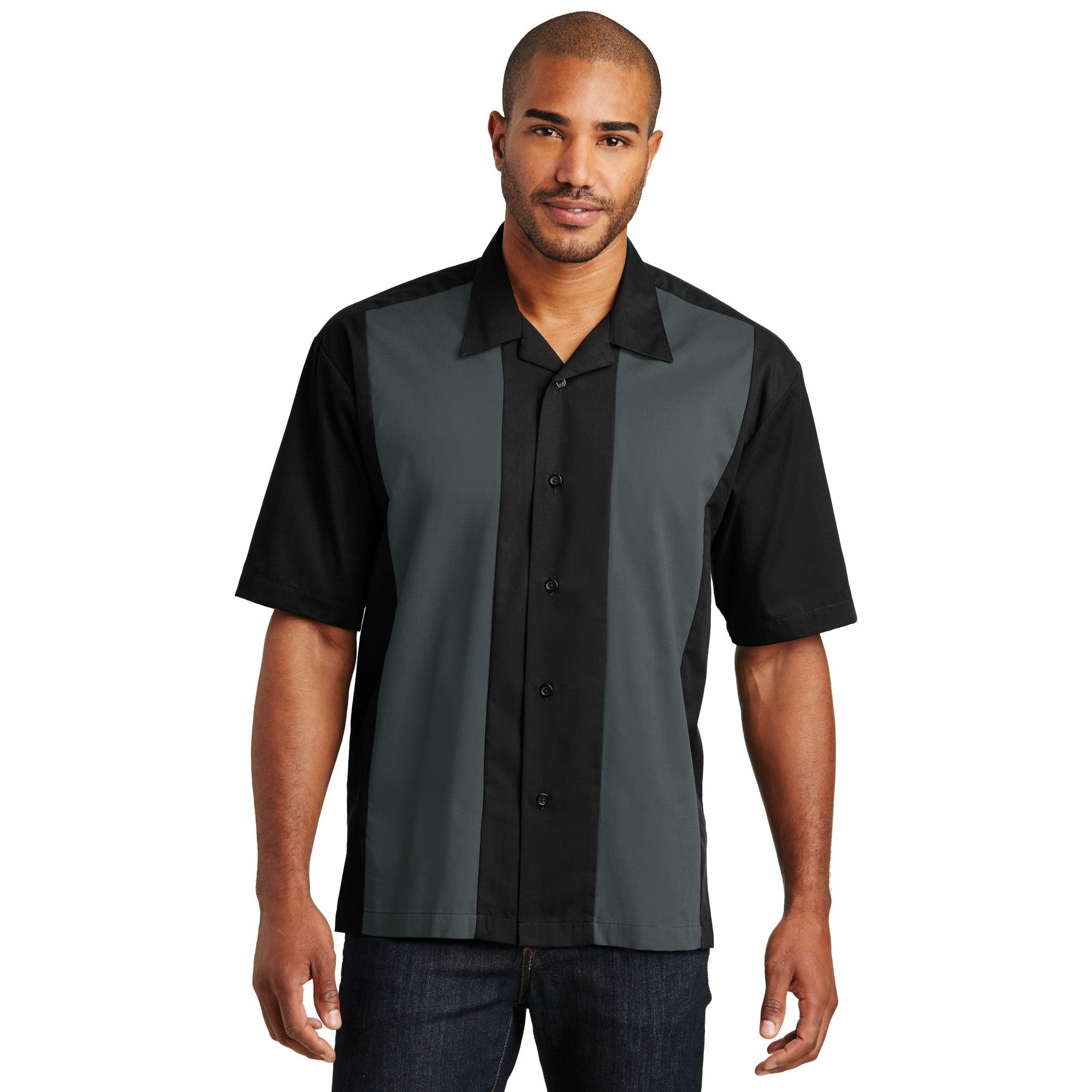 Port Authority-Port Authority® Retro Camp Shirt. S300-MedTech-4