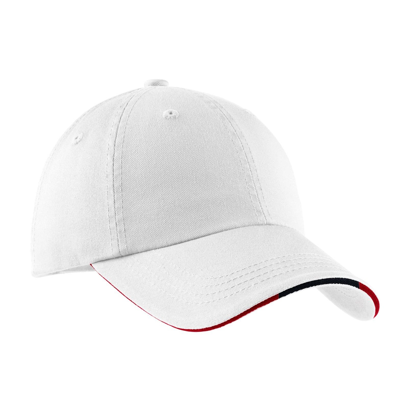 Port Authority-Port Authority® Sandwich Bill Cap with Striped Closure. C830-MedTech-12