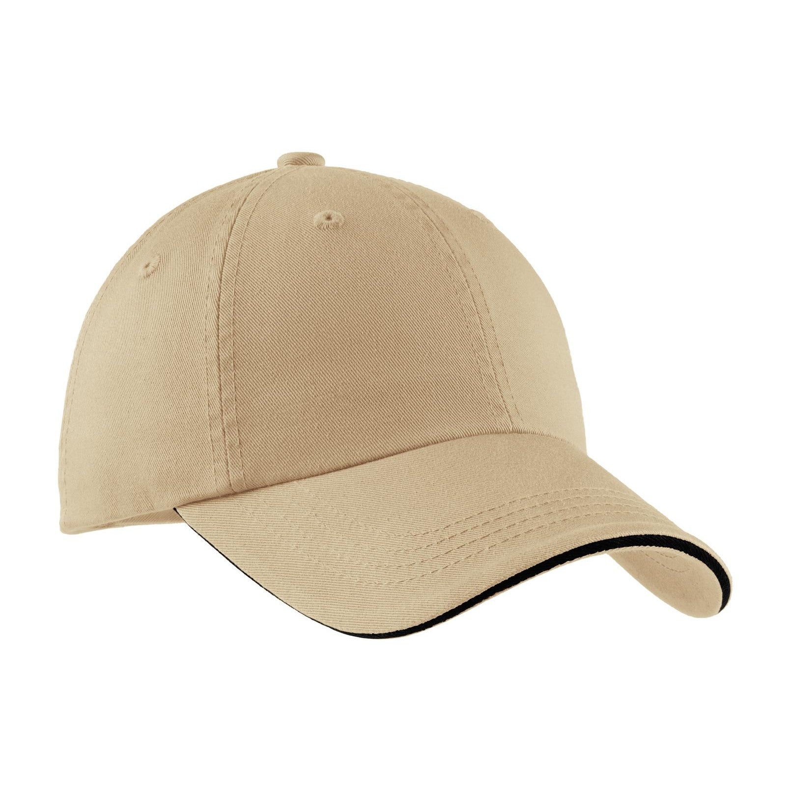 Port Authority-Port Authority® Sandwich Bill Cap with Striped Closure. C830-MedTech-11