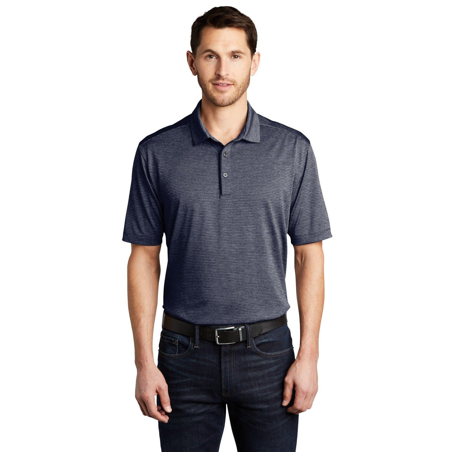 Port Authority-Port Authority ® Shadow Stripe Polo. K585-MedTech-4